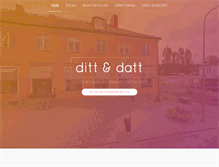 Tablet Screenshot of datt.se
